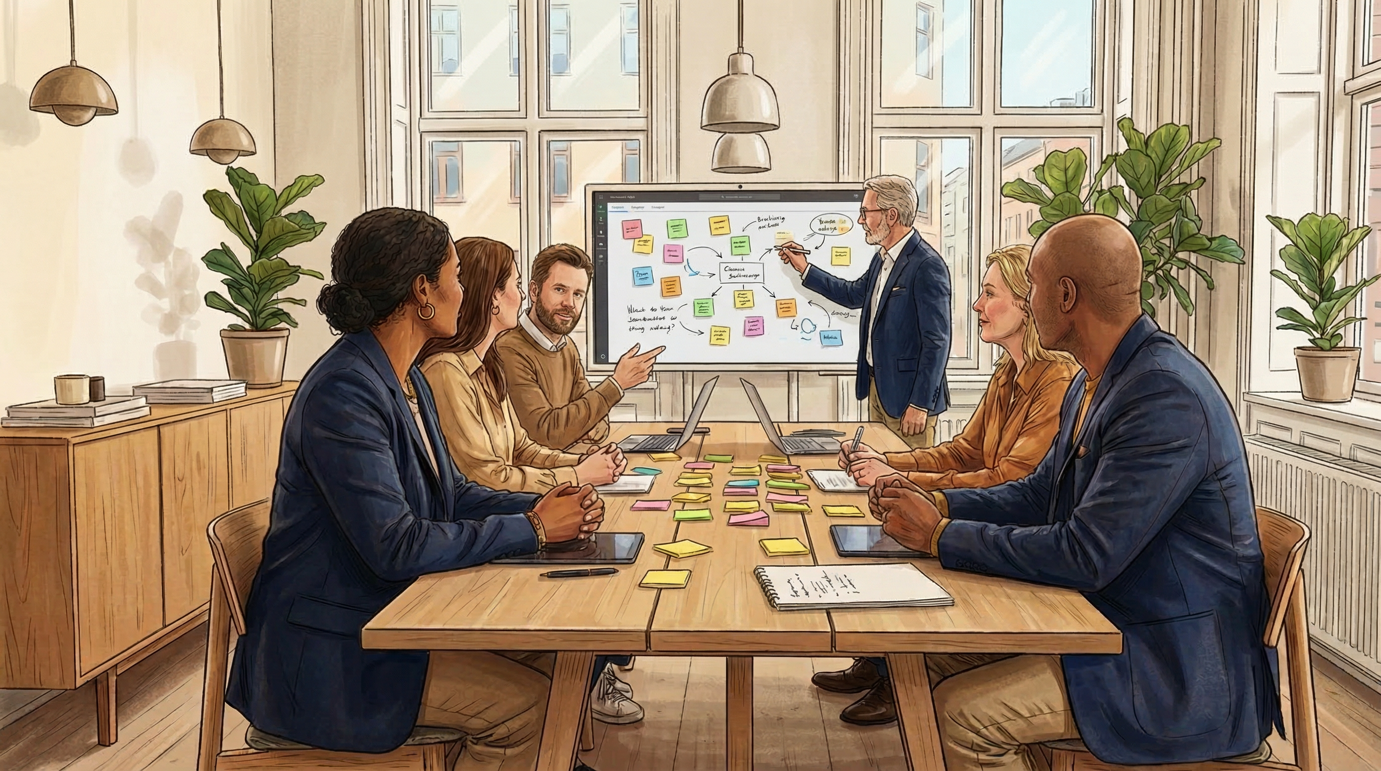 Strategiatyöpaja käynnissä